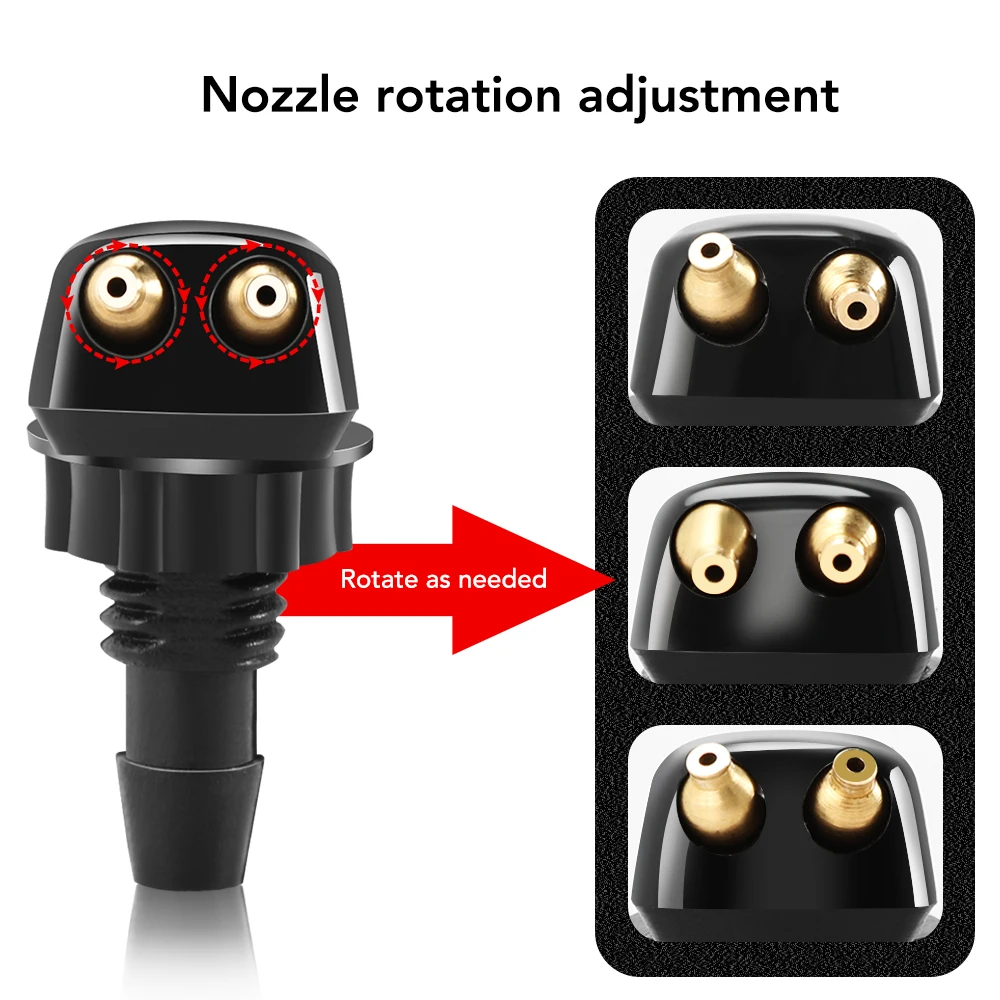 2 шт. форсунка форсунки переднего стеклоочистителя для Mazda 6 3 5 2 CX5 CX7 323 Axela Atenza CX9 MX3 MX5 RX8 RX7 MX30.