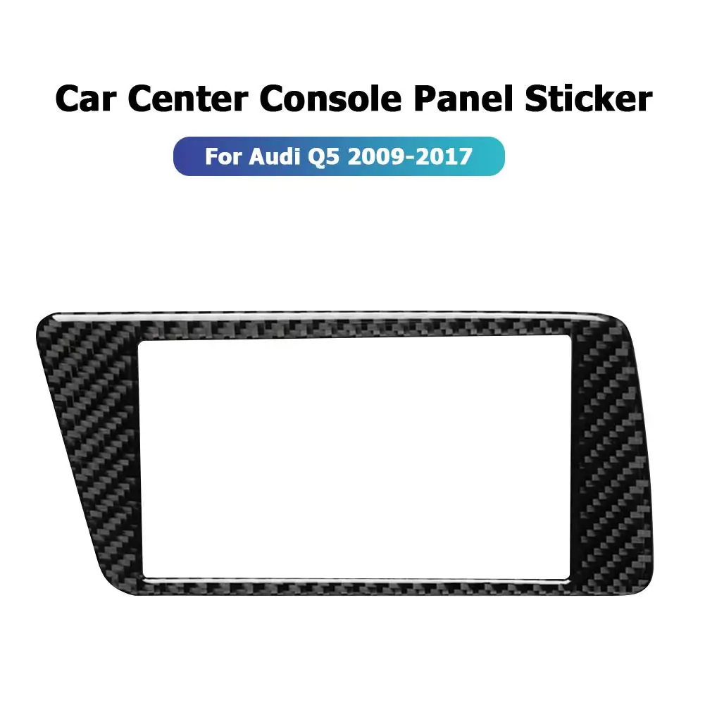 

Carbon Fiber Interior Mouldings Car Center Console Panel Strip Trim Stickers Car Decoration for Audi Q5 2009-2017