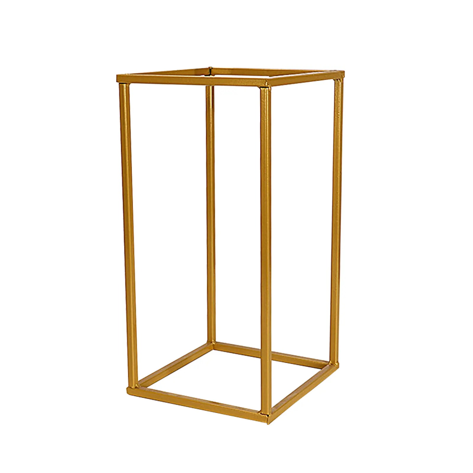 

Vase Column Stand Anti Rust Flower Rack Wedding Party Ceremony Detachable Rectangle Display Metal Frame Iron Art Easy Install