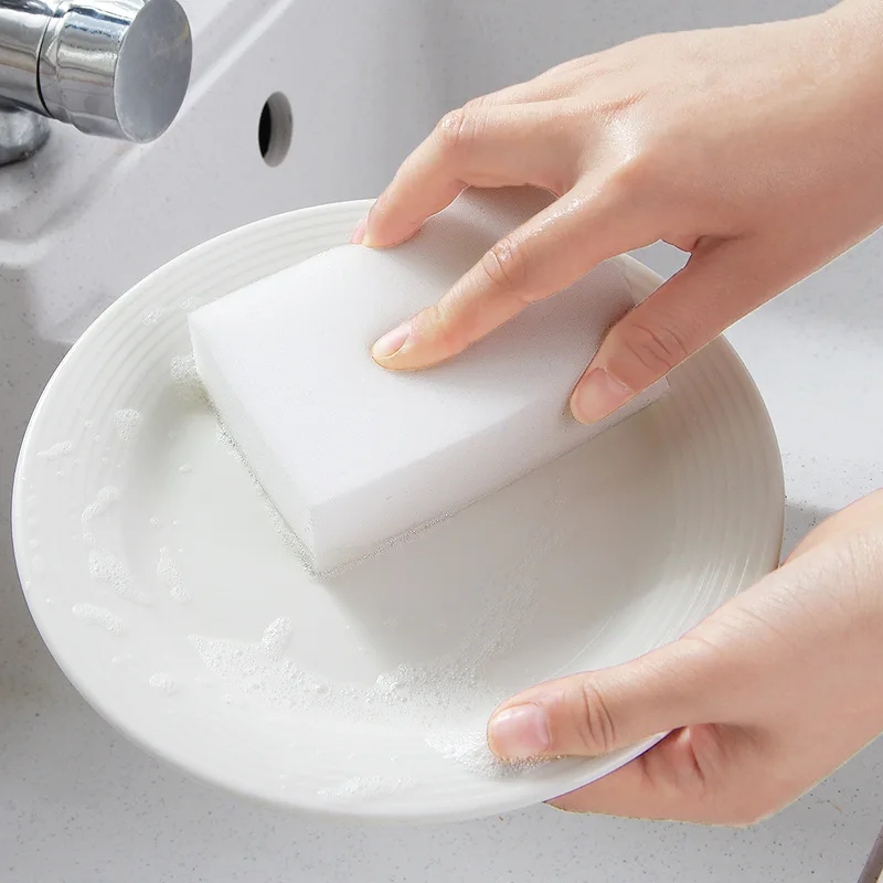 

10/20Pcs Melamine Sponge Magic Sponge Eraser 10x6x2cm White Cleaning Sponges Cleaner for Kitchen Bathroom Accessories