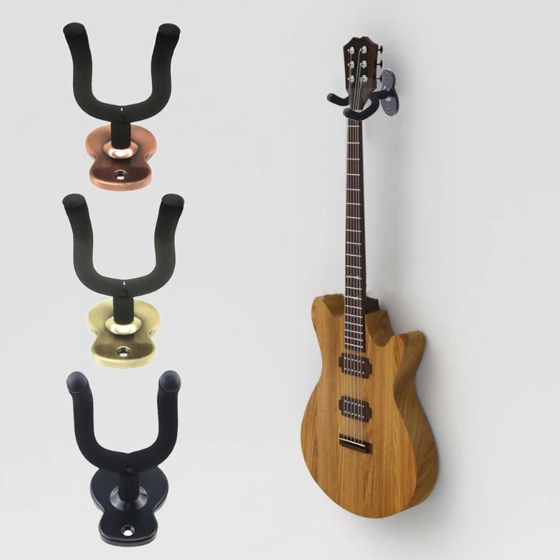 

Guitar Wall Mount Hanger Guitar Style Wall Holders Hooks Stands for Acoustic Electric Bass Classical Ukulele Guitar