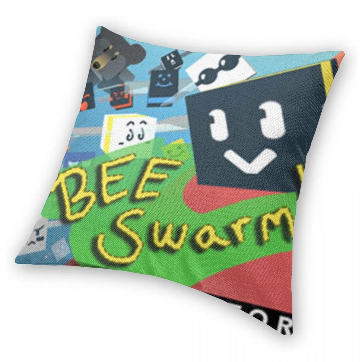 Квадратный Чехол-подушка с имитатором пчелиного паука чехол из полиэстера льна и