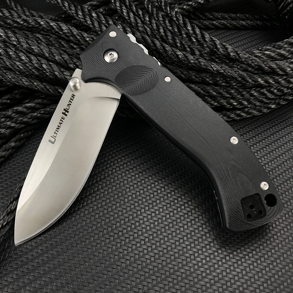 Складной нож Cold Steel Ultimate Hunter (3 47 дюйма сатин) Карманные охотничьи ножи 30ULH военный