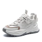 Женская повседневная обувь на толстой подошве, на шнуровке