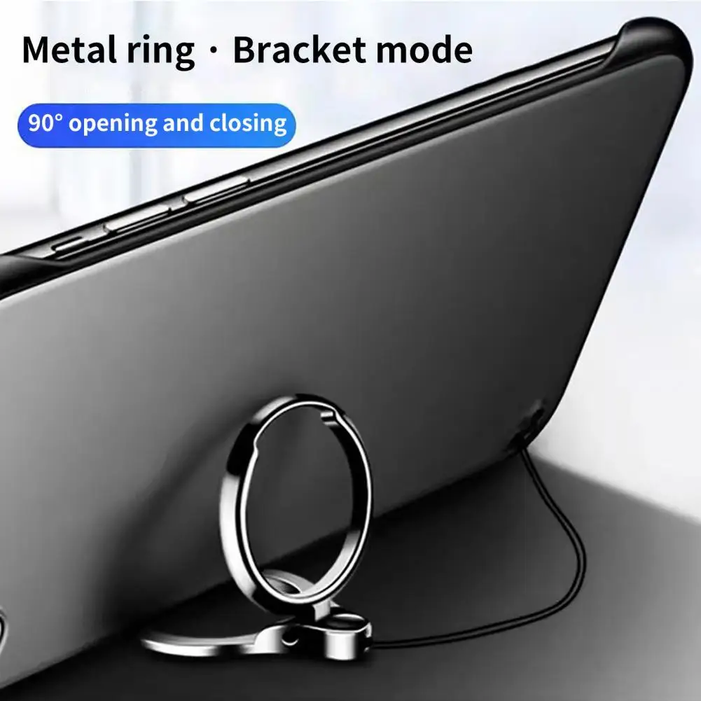 

Practical Phone Finger Ring Holder Universal Electroplated Phone Anti-fall Ring Rope Phone Finger Lanyard Phone Lanyard