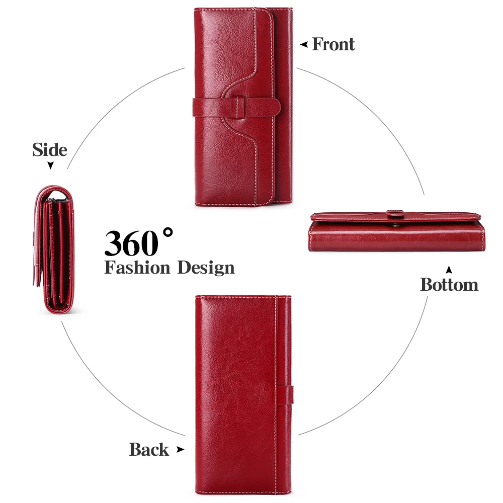 Women Long Wallets Purses Luxury Hasp Wallets For Ladies Girl Money Pocket Card Holder Female Wallets Phone Clutch Bag