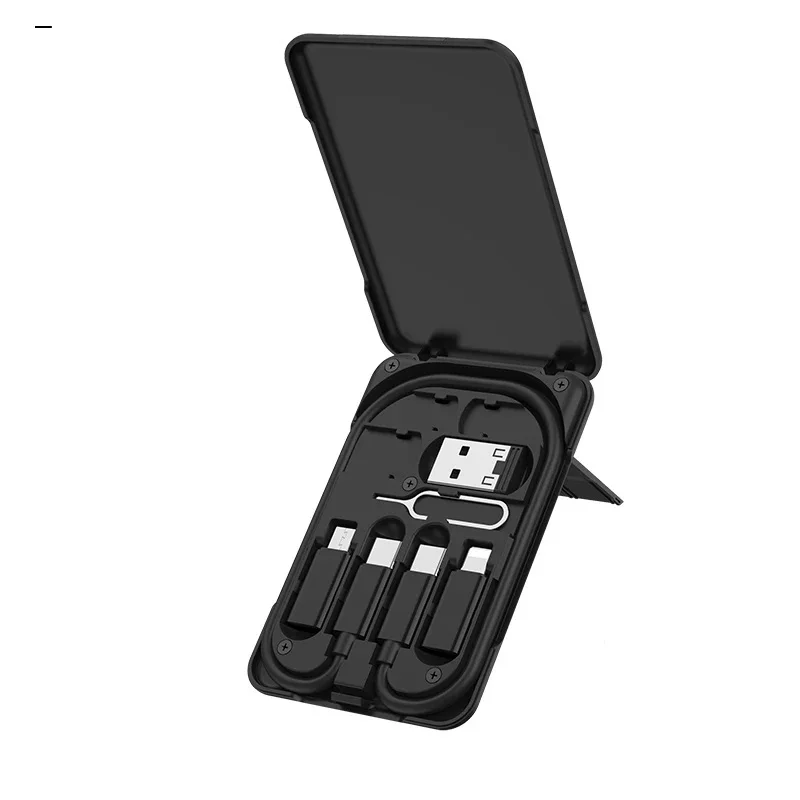 

6 in 1 Multifunctional Phone Charge Cable Kit For iPhone 11 12 Pro Max XR Micro USB Cable Type C Adapter Fast Charge Cable