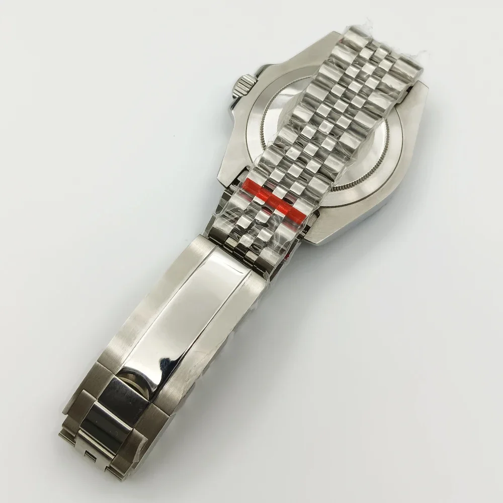 Часы механические DEBERT NH35 с голубым циферблатом 40 мм