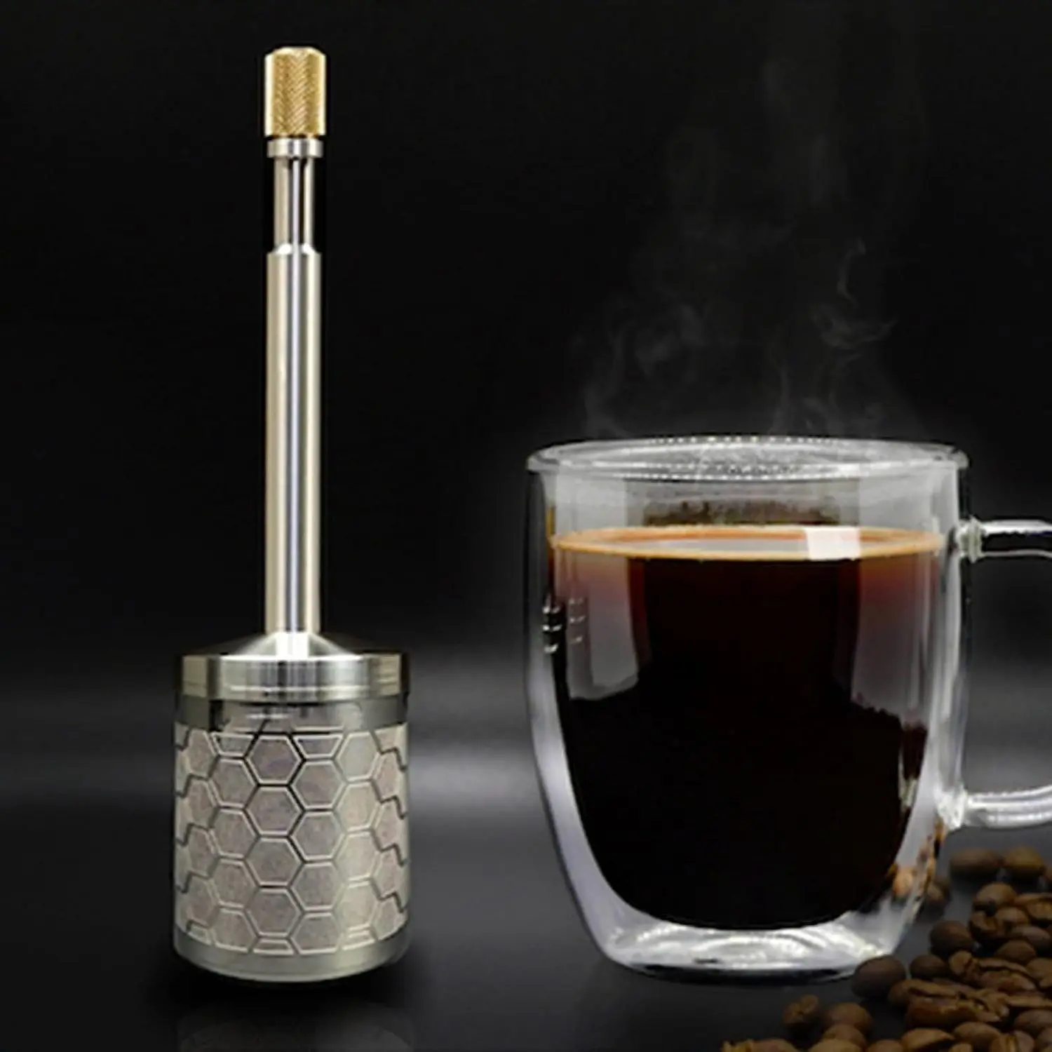 

Espresso Coffee Filter Press Maker tea Food Grade Stainless Steel Portable French Cafe pressure Machine Barista tools