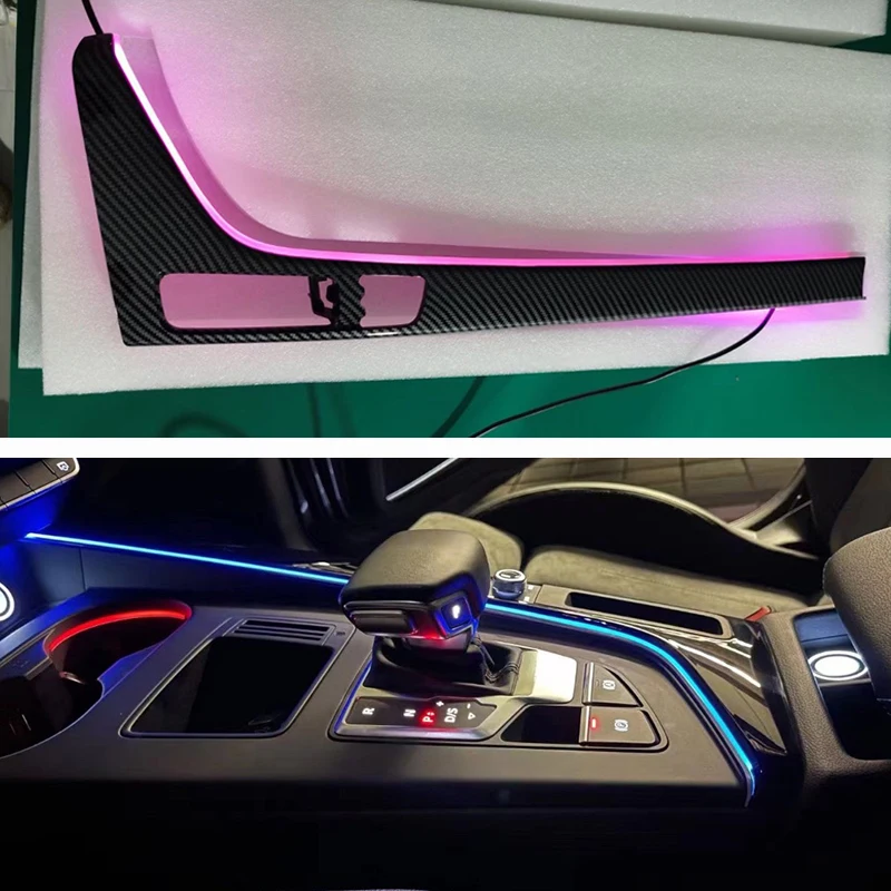 

Car Interior Atmosphere central control Light For Audi A4 B9 2017-2019 A5 B9 LED Saddle ambient light
