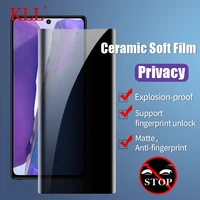3d curved privacy matte ceramic soft film samsung galaxy s22 note 20 10 s20 ultra s21 s10 s9 plus anti spy screen protector film