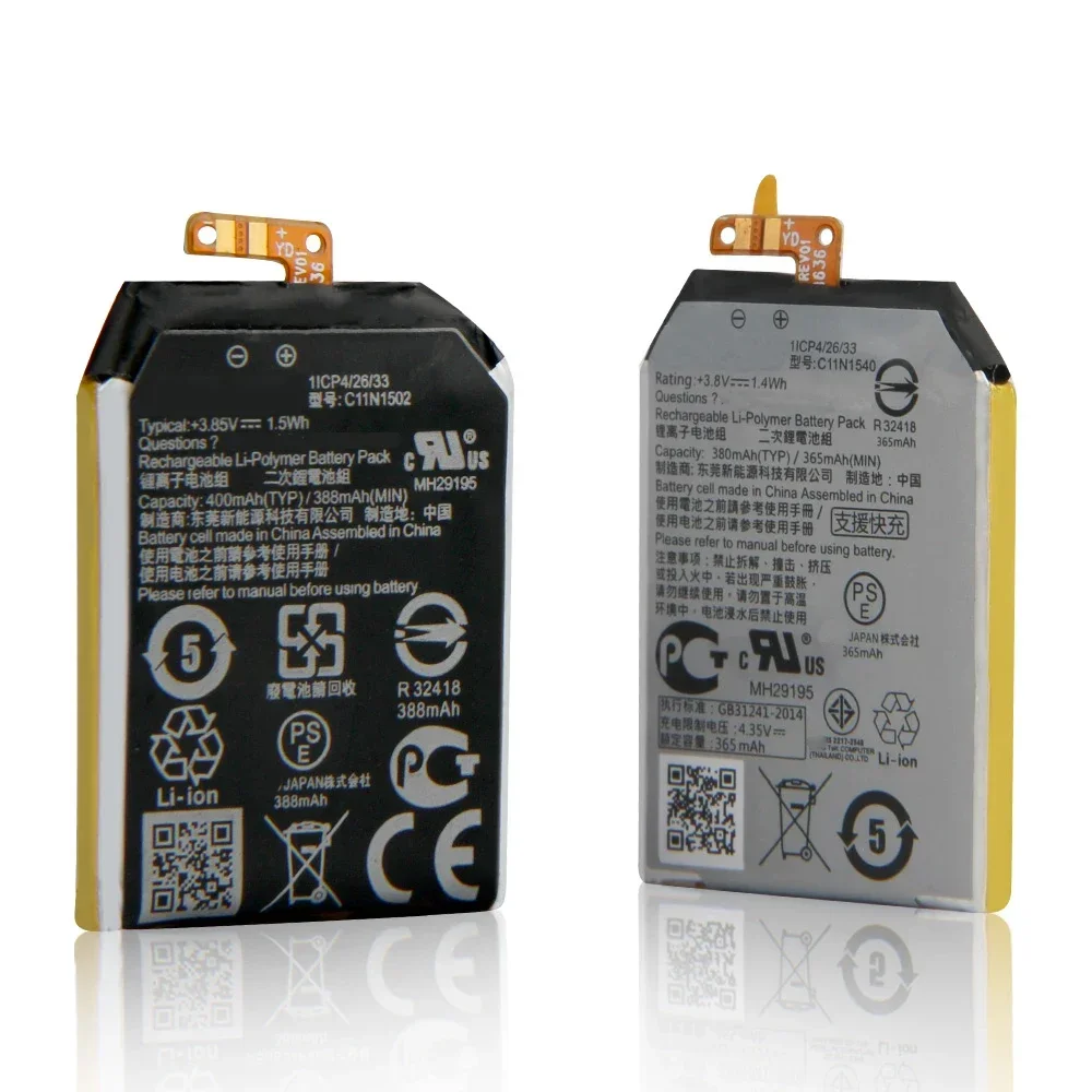 Фото Аккумулятор C11N1502 C11N1540 для Asus ZenWatch 2 WI501Q WI501QF 1ICP4/26/33 0B200-0163000 №3