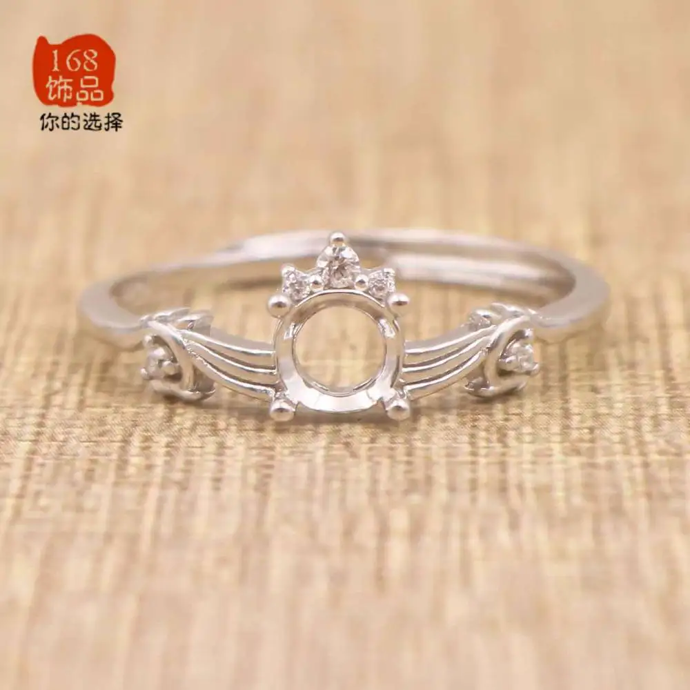 

Для 5 мм камня 100% Φ Серебряная Фотография DIY комплектующие для изготовления ювелирных изделий Аксессуары