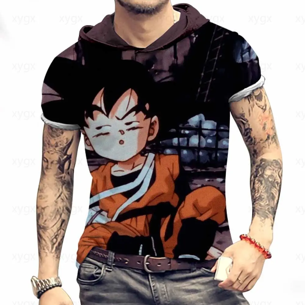 Высококачественная крутая парная одежда Gohan Vegeta с коротким рукавом и драконом