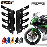 for kawasaki er6f er 6f 2009 2020 motorcycle mudguard front fork protector guard block front fender anti fall slider accessories