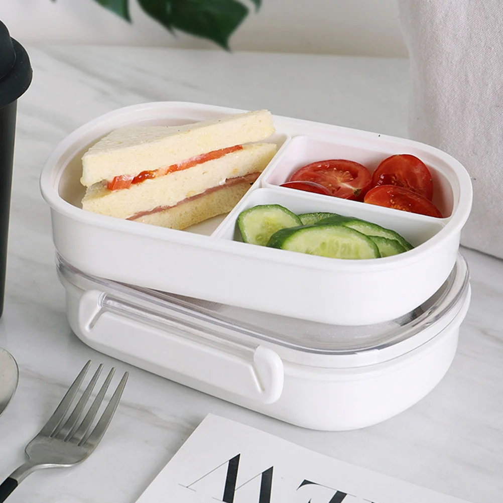 Compartment Fruit Box Portable Food Plastic Bento Sealing Container |
