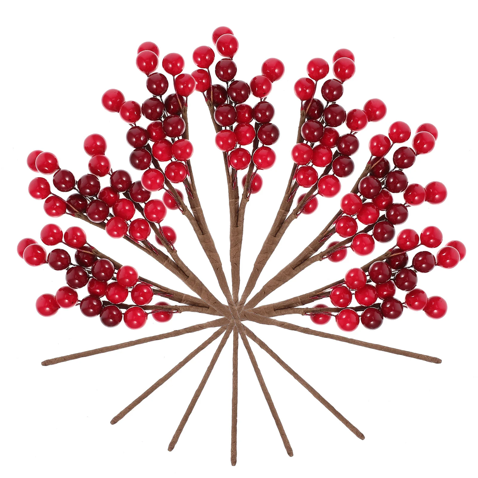 

Berry Fake Red Stems Artificial Branches Decorative Christmas Decoration Simulation