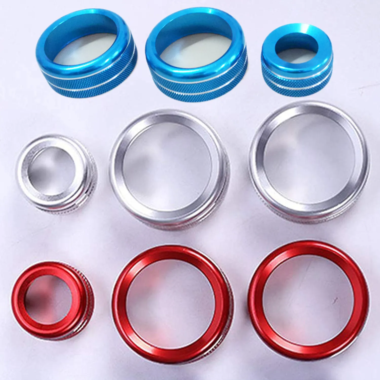 Air Condition Knob Audio Volume Control Button Circle Decoration Trim Ring Cover for BMW 1 2 3 4 Series f30 F34 Silver | Автомобили и