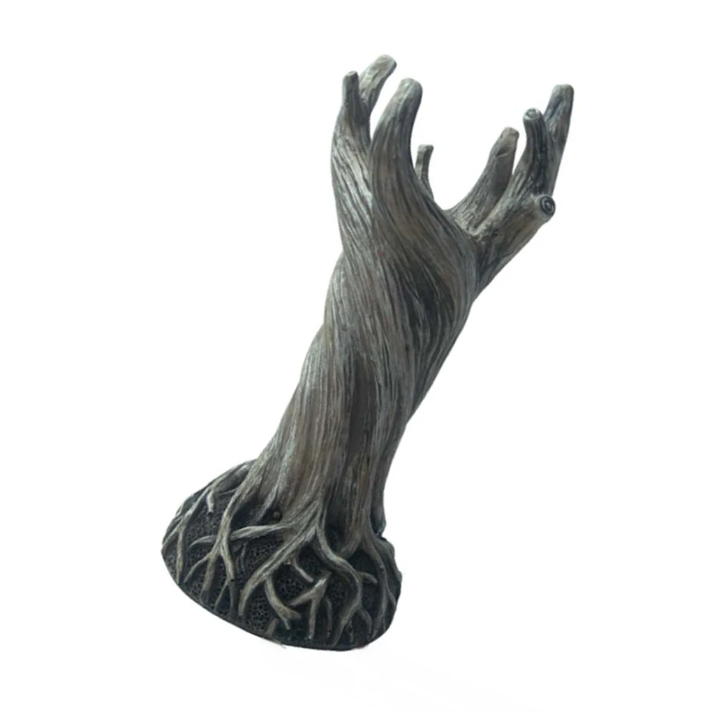 

Ваза из смолы в винтажном стиле, центральный кусок дерева, цветочный горшок ручной работы, декоративные Ландшафтные вазы, украшение для дом...