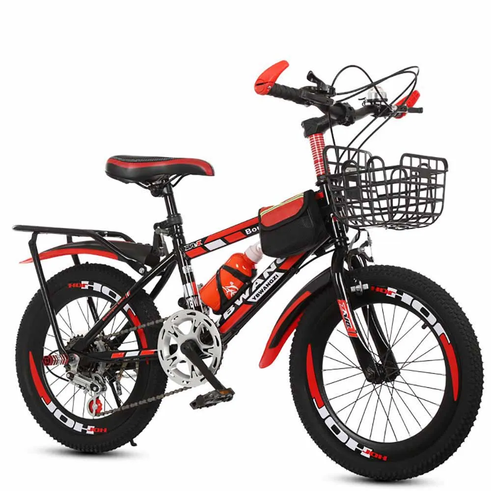 

Children Bicycle Mountains Bike 18/20/22/24 Inch Variable Speed High Profile Unisex with Back Seat Commute Transport