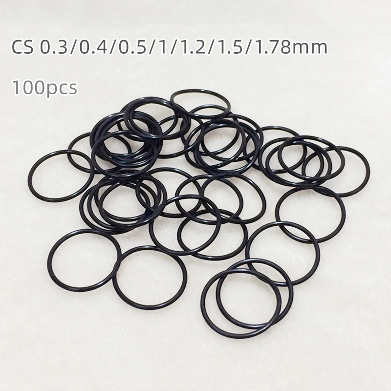 

На заказ из нитрильного каучука уплотнительные кольца, прокладка, температурная, маслостойкая, износостойкая, водонепроницаемая, Пыленепроницаемая, CS 0,3-1,78 мм, 100 шт., черный