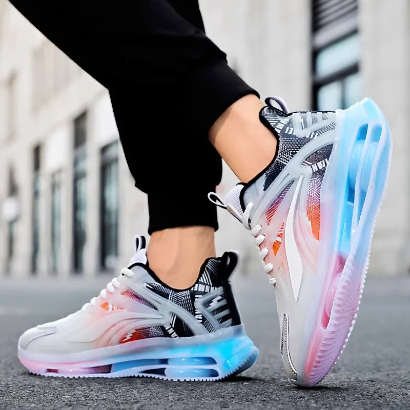 Li Ning Hydrogen Cloud Men's Shoes Sneaker Autumn and Winter Medium Big Children's Casual Running Shock-Absorbing Ultra-L...