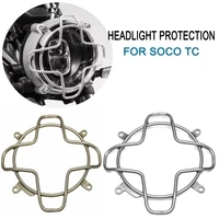 motorcycle aluminium headlight guard protector cover protection grill for soco tc