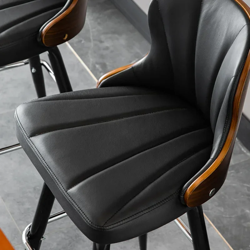 Модный стул на ножках эргономичная кухонная стойка деревянные стулья высокая