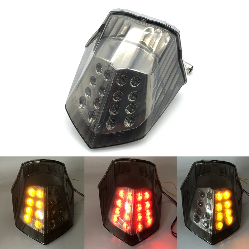 

Motorcycle LED Tail Lights Brake Rear Turn Signals Integrated Light for YAMAHA XJ6 FZ6 Diversion 600 2009 - 2014
