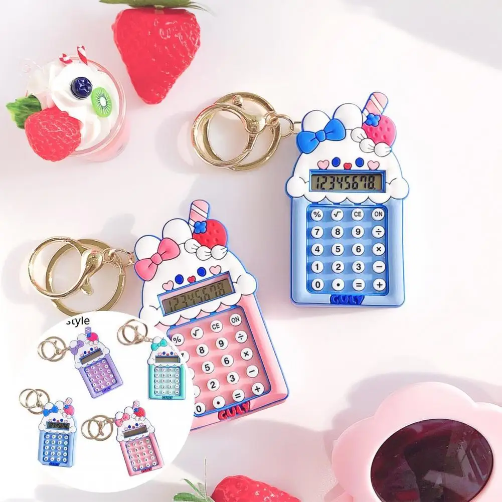

Fine Workmanship Lightweight Electronic Calculator Keychains Pendant for Friends