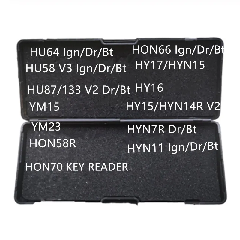 

Genuine LiShi 2 in 1 Tool Locksmith Tools HU64 HU58 HU87 YM15 YM23 HON58R HON66 HON70 HYN11 HY15 HYN7R HY16 HY17