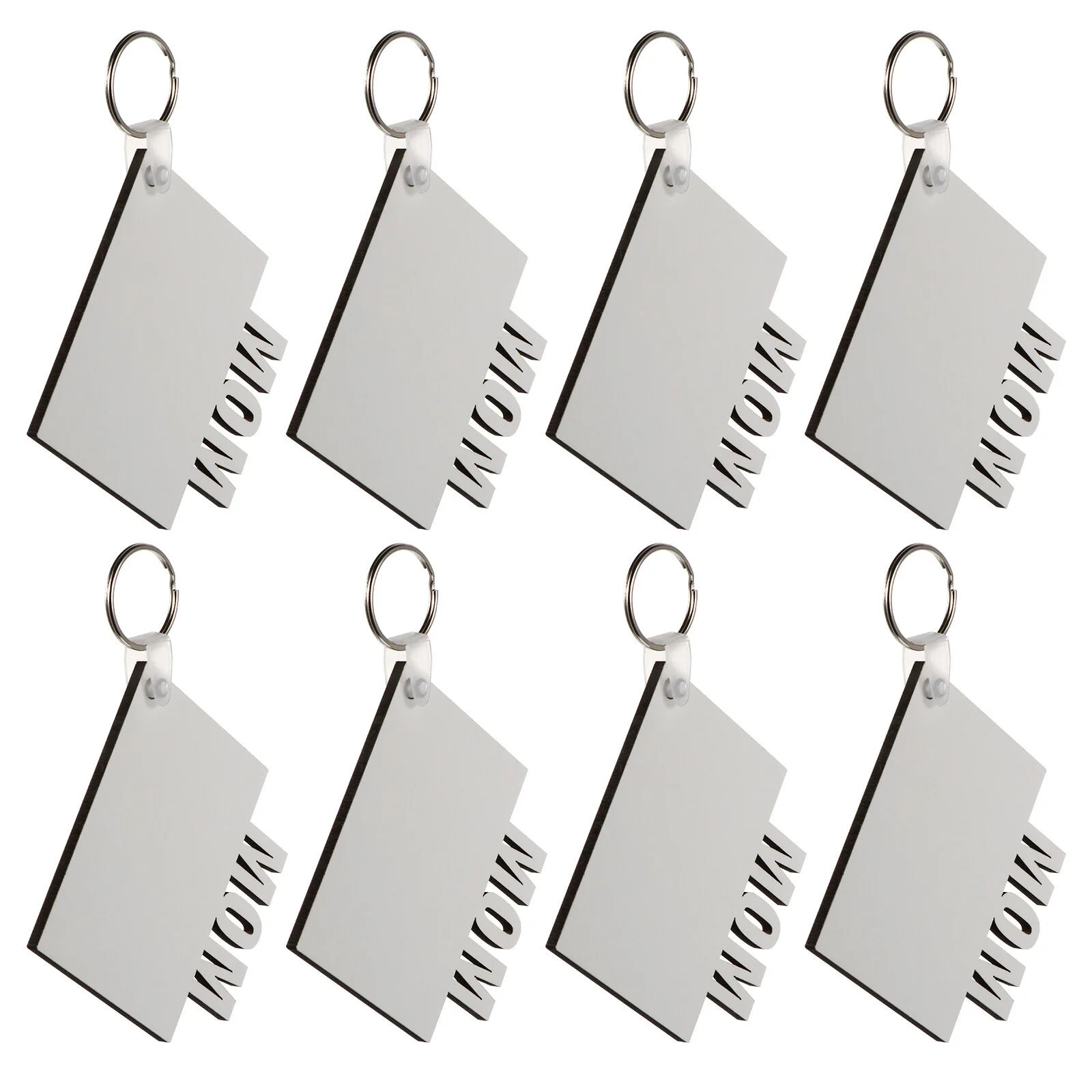 

8 шт., сублимационный брелок для автомобильных ключей