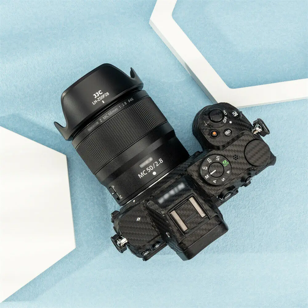 Реверсивная бленда с лепестком цветка для Nikon Nikkor Z Mc 50mm F/2.8 Macro Lens на камере fc Zfc Z50