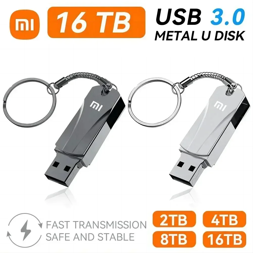 USB-флеш-накопитель Xiaomi 16 Тб USB 3 0 высокоскоростной флеш-накопитель металлический