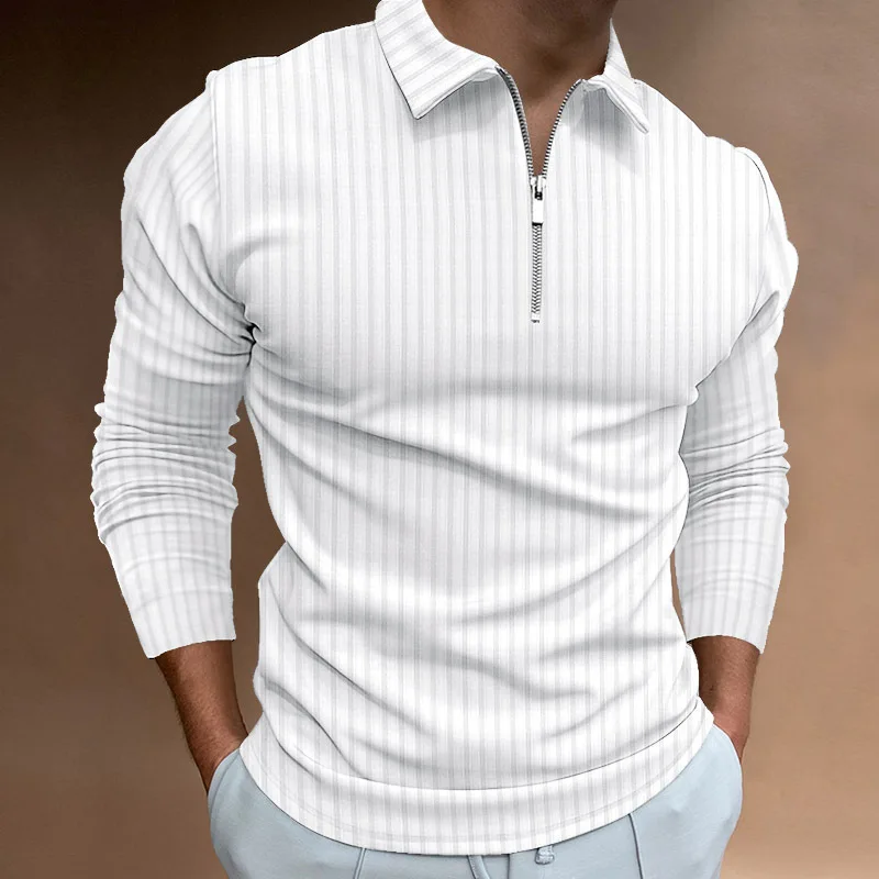 2023 Autumn Summer Simple Printing Cotton Men Fashion Sportswear T-shirt Polo Shirt Formal Casual Short-Sleeved