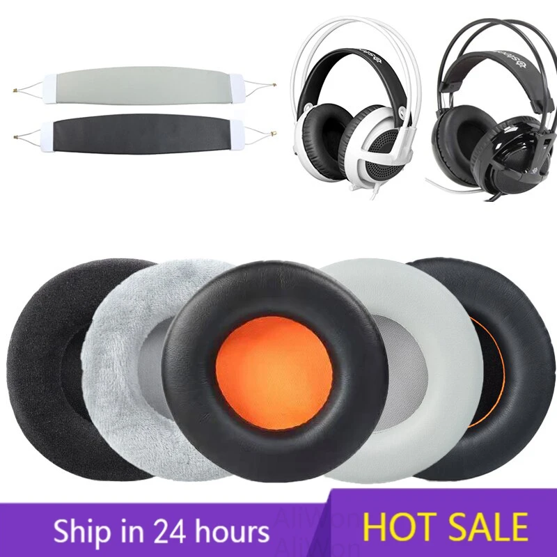 Губчатая подушка для наушников Steelseries Siberia V1 V2 V3, сменные поролоновые амбушюры для наушников (V1 V2 повязка на голову)