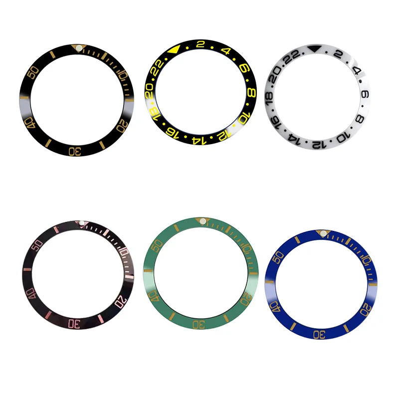 

Mod 38mm Watch Ceramic Bezel Ring GMT SUB Insert Ring for RLX 40mm Case Replace Accessories Watch Dial Insert