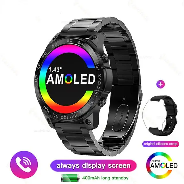 

Смарт-часы DM50, Bluetooth, 1,43 дюйма, AMOLED дисплей