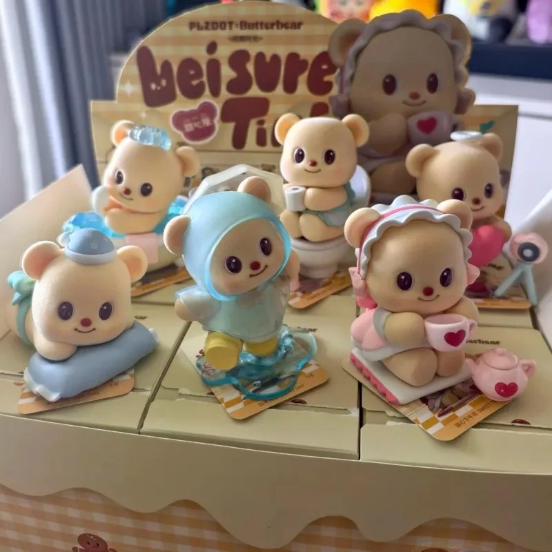 Фото Butterbear Leisure Time Series слепая коробка милый масляный медведь кукла загадочная коробка сумка-сюрприз экшн-фигурка Декор модель девушка подарок игрушки №2