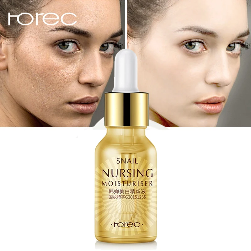 

ROREC Snails Whey Wrinkle Serum Liquid Essence Acne Treatment Black Head Remove Anti-Aging Anti-redness Whitening Moisturizing