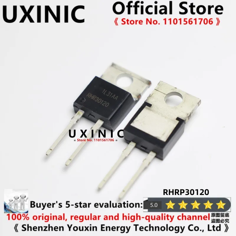 

UXINIC 100% новый импортный оригинальный RHR30120 RHRP30120 TO-220 Диод Быстрого Восстановления 30 А 1200 в