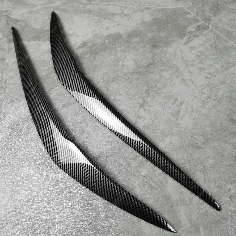 

2 шт., глянцевые фары из АБС-пластика, веки для BMW F20 F21 1 серии 116d 118i 120i 120d M140i 2015-2018 Lci 3D наклейки