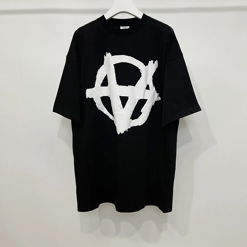 

VETEMENTS T Shirt Men Women 1:1 Graffiti Print Cotton Vetements Oversized Short Sleeves
