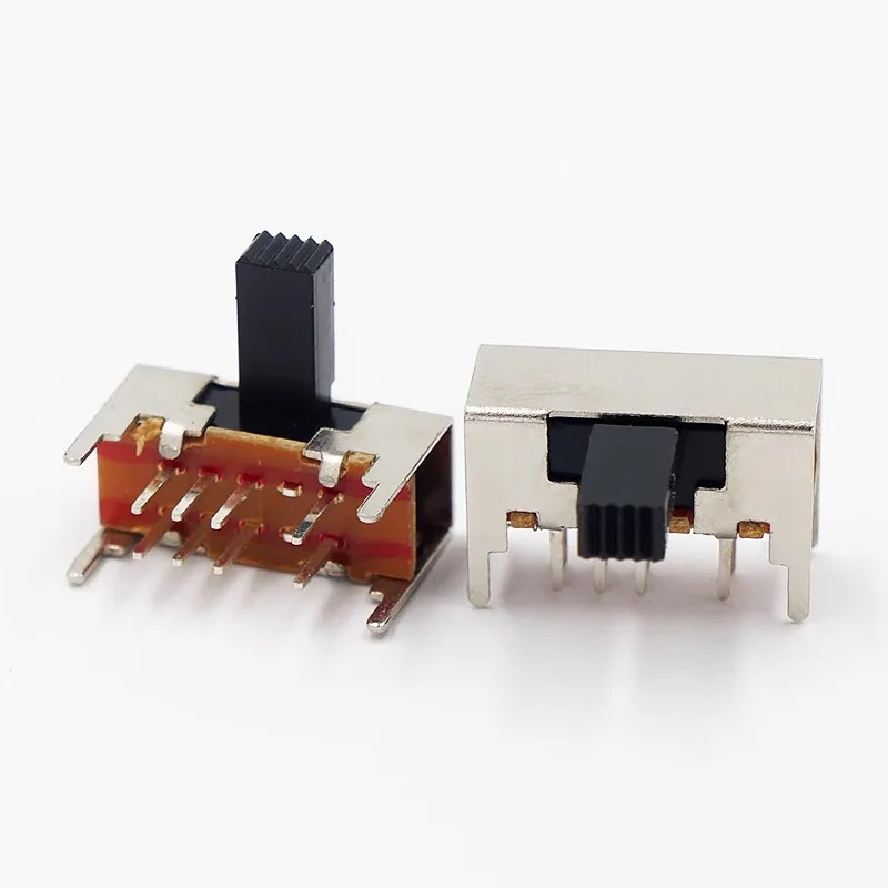 

5 шт./лот SK23D05 3-ступенчатый боковой выдвижной переключатель левый, три правых усилителя мощности звука, горизонтальный скользящий переключатель