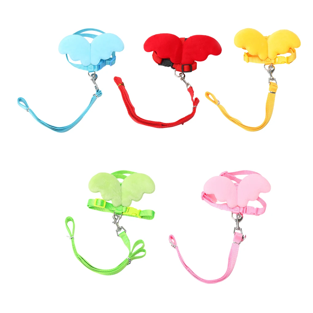 

Angel Wing Rabbit Harness Cat Kitten Pet Leash Adjustable Outdoor Training Rope Outside Walking Clothes Duck Chicken
