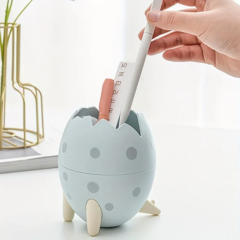 1 шт. держатель для ручек с яйцом динозавра простой настольный ящик хранения