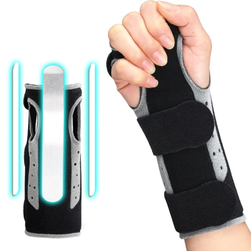 

Carpal Tunnel Hand Wrist Brace Support with Strap & Splint Stabilizers Helps Relieve Tendinitis Carpal Tunnel Hand