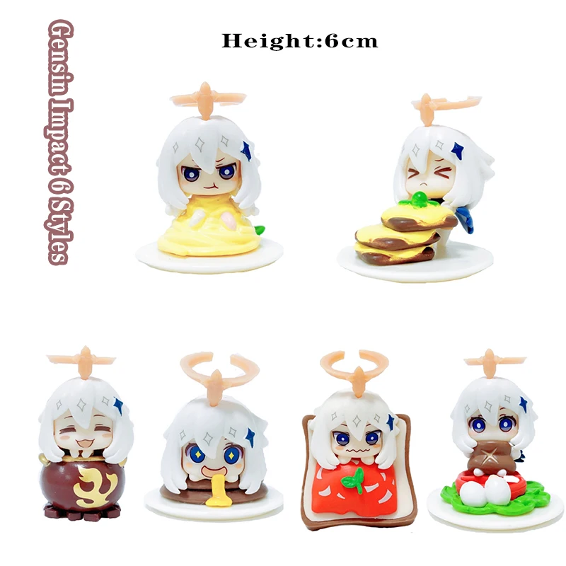 

Genshin Impact Anime Figure Toy Paimon Klee Cartoon Theme Blind Box Action Figure Toys Figurines Decoration Collectible Model
