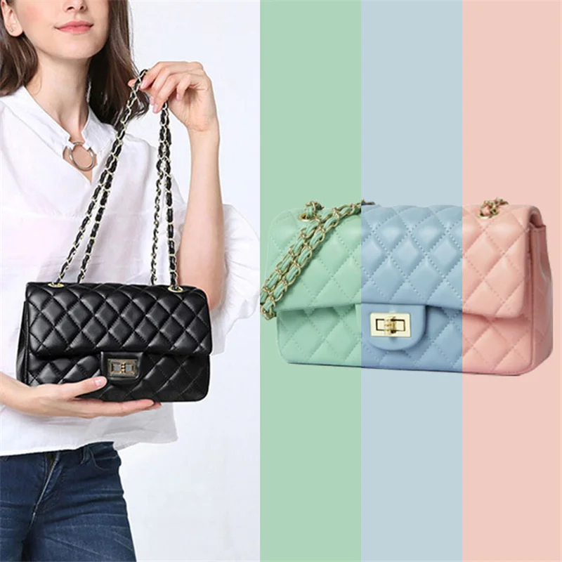 

FASHION WOMEN BAG LUXURY HANDBAG BRAND DESIGNER SHOULDER BAG HIGH QUALITY MESSENGER BAG FEMALE FLAP QUILTED CHAIN CROSSBODY BAG
