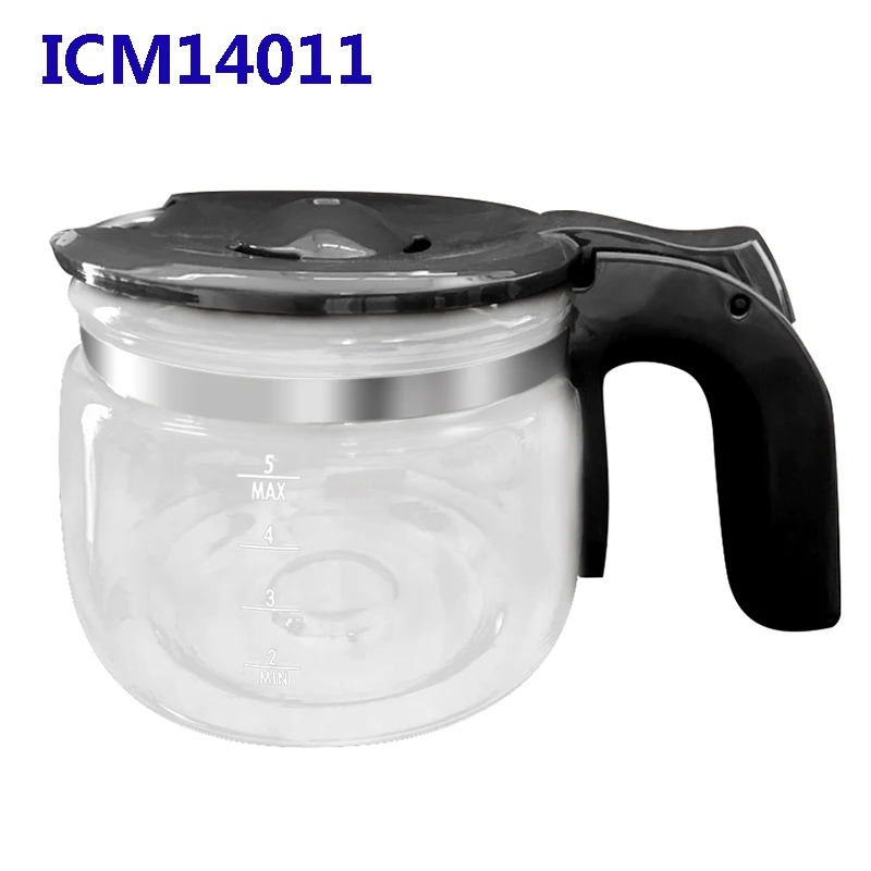 

Coffee Maker Glass Jug for DeLonghi ICM14011 Coffee Maker Parts Accessories Replacement
